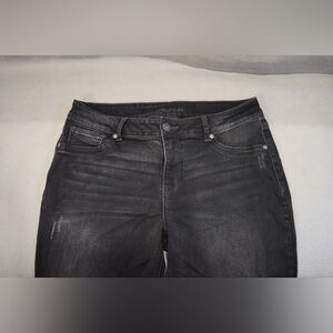 Maurices Women's Dark Gray/Black Skinny Jeans